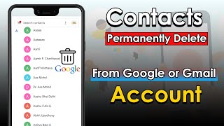 how to delete contacts from gmail  remove contacts from gmail  delete contacts from google account [upl. by Vincenz595]