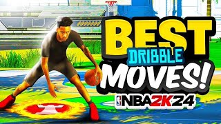 BEST DRIBBLE MOVES FOR EVERY BUILD ON NBA 2K24 BEST DRIBBLE COMBOS  SIGNATURE STYLES NBA 2K24 [upl. by Reeves118]