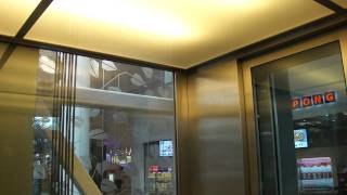 Schindler EuroLift MRL Traction elevator  Sollentuna Mall Stockholm Sweden [upl. by Other]