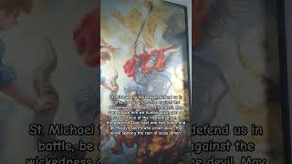 Prayer to St Michael the Archangel oremus catholicchurch catholicprayer [upl. by Cheyney]