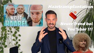 Haartransplantation gefährlicher Hype oder neuer Trend 📈 [upl. by Evot]