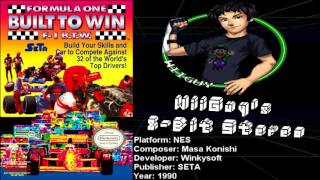 Formula One Built to Win NES Soundtrack  8BitStereo [upl. by Leidag]