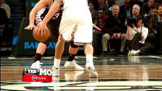 Deron Williams Sick Double Crossover on Marco Belinelli [upl. by Oicneserc384]