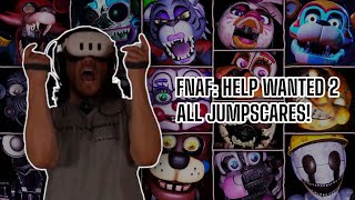 Markiplier compilation All FNAF HELP WANTED 2 JUMPSCARES [upl. by Zorine]