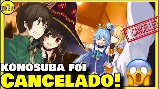 ❌ CANCELARAM ❌ KONOSUBA Assim não sai konosuba 3 temporada nunca mais 😥 [upl. by Llydnek121]