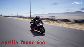 Racing around Andalucía Circuit on Aprilia Tuono 660 [upl. by Julio]