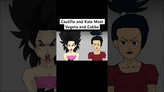 Caulifla and Kale Meet Vegeta and Cabba shorts dragonball dragonballsuper vegeta [upl. by Pratte]