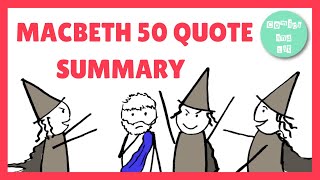 Macbeth Short Summary with 50 Key Quotes [upl. by Waldron]