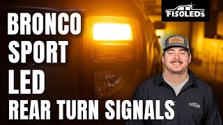 Bronco Sport LED Rear Turn Signals Installation From F150LEDscom [upl. by Hallerson]