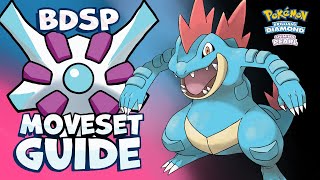 How to use FERALIGATR FERALIGATR Moveset Guide Pokemon Brilliant Diamond and Shining Pearl [upl. by Eerdna]