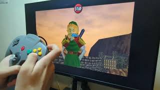 Gerudo Valley theme played on Ocarina using N64 controller  The Legend of Zelda Ocarina of time [upl. by Georgia]