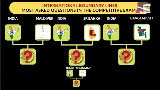 International boundary lines II Most asked questions in the competitive exam [upl. by Gollin]