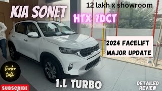 Most demanding car in india 🔥  1 year waiting kia sonet htx 7dct 2023 review [upl. by Anaeda]