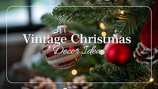 Charming Vintage Christmas Decor Ideas to Make Your Home Merry [upl. by Arracat681]