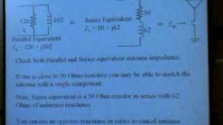 MFJ Presentation Matching Feedline to Antenna [upl. by Lindsey]