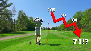 I Played UNDER Par After THREE Seasons Of Playing Golf [upl. by Weingarten]