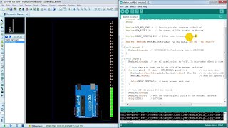 12LED NeoPixel StripWS2812B Strip Full color Arduino Uno Proteus Simulation Code in Description [upl. by Eenaffit]