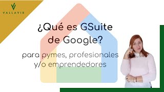 ¿Qué es GSuite de Google [upl. by Amena224]