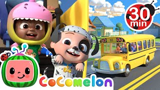 The Spooky Hallowen Bus  CoComelon  🚌Wheels on the BUS Songs  🚌Nursery Rhymes for Kids [upl. by Eniluap]