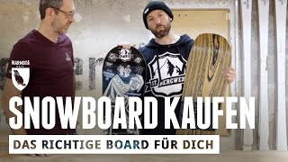 Snowboard kaufen  darauf musst du achten [upl. by Boykins]