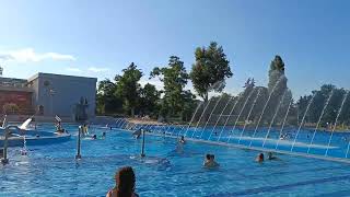 Palatinus Thermal Bath Budapest Hungary [upl. by Suirred]