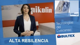 Bultex el colchón de espuma de alta resiliencia más avanzado Pikolin [upl. by Atnuhs703]