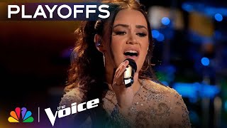 Kristen Browns Dynamic Performance of Lady As quotNeed You Nowquot  The Voice Playoffs  NBC [upl. by Cohlier]