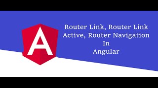 Router Link in Angular Router Link Active in angular  Angular Navigation  Angular Tutorial 18 [upl. by Zetnas]