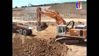 Liebherr R964B amp Dumper Entr Deschiron A 89 Combronde  La Brassee France 10062004 [upl. by Acinat]