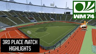 1974 World Cup SIM  3rd Place Match Highlights [upl. by Yunfei]