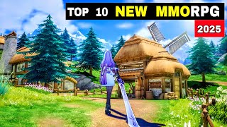 Top 10 Best MMORPG 2025 games for mobile amp Best RPG Open world game 2025 [upl. by Ardnovahs787]