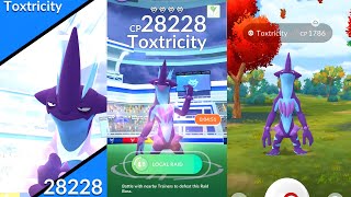 Worlds First Ever Toxtricity Low Key Form in pokemon go [upl. by Chiarra876]