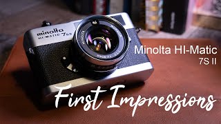 First Impressions of the Minolta HIMATIC 7SII [upl. by Cecelia]