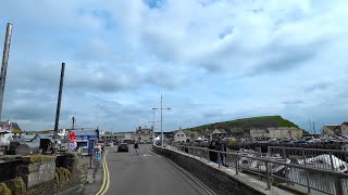 A Short Drive Along Bridport West Bay Harbour And Beach Dorset [upl. by Aicenert]