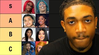 The Most Accurate Female Rapper Tier List [upl. by Arreip]