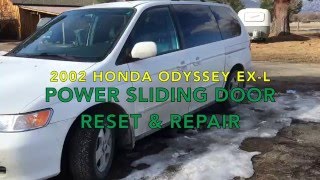 How to fix and diagnose sliding door not working on a 20052012 Honda Odyssey [upl. by Yerahcaz]