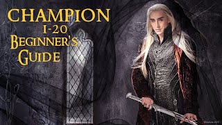 Lord of the Rings Online 2022 Champion 120 beginners guide [upl. by Petrina881]