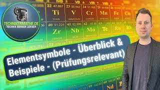 Elementsymbole Definition Beispiele 🟢 Werkstofftechnik optimal für Techniker Meister Azubi 2020 [upl. by Dez]