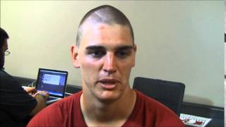 Jacob Coker on Jameis Winston competition at FSU  Sept 6 2014 [upl. by Beasley569]