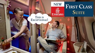 NEW Emirates First Class Suite 2024  Geneva to Brisbane 4K [upl. by Mortie]