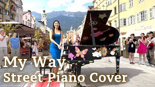 My Way Public Piano Performance Will Touch Your Soul [upl. by Quintana]