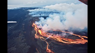 Kīlauea Volcano Hawaii Halemaʻumaʻu crater [upl. by Nessi272]