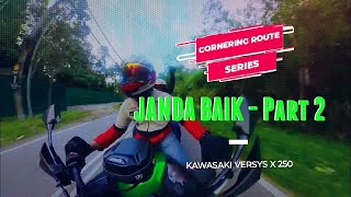 Janda Baik Cornering Route to KL Part 2  Versys X 250 Pure Sound [upl. by Agretha]