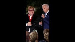 Joe Biden Blames Elton John for AIDS Funding [upl. by Procora241]