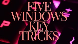 5 Secret Windows Shortcuts asmr tricks [upl. by Tabber580]