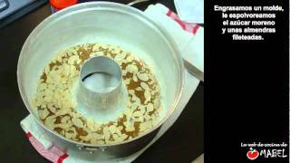 Bizcocho con crema de almendras con Thermomix  La web de cocina de Mabel [upl. by Greenwood]