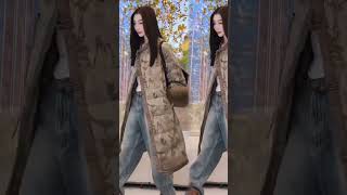 New Chinese style long down jacket is warm and goodlooking High quality Don’t be afraid of th [upl. by Erdnassak193]