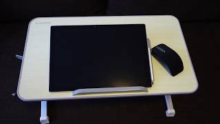 Review AVANTREE TB 101 Multifunctional Laptop Desk [upl. by Silohcin]