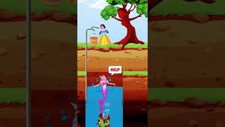 Girl Saves the Mermaid lifelessons motivation shortstories animationmovie shorts ytshorts [upl. by Tonkin]