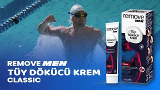 REMOVE MEN Tüy Dökücü Krem SportClassic [upl. by Noisla685]